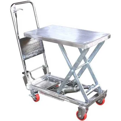 Lift Products Stainless Steel Lift Table, 28" raised height, 330 lb capacity