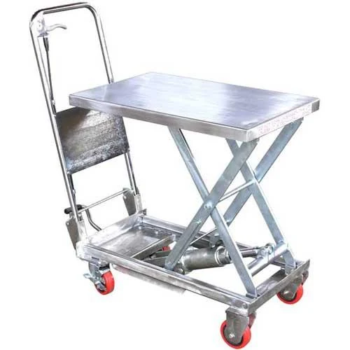 Lift Products Stainless Steel Lift Table, 28" raised height, 330 lb capacity