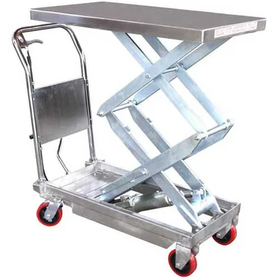 Lift Products Stainless Steel Lift Table, 51" raised height, 770 lb capacity