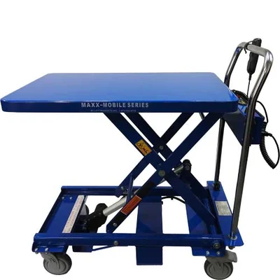 Lift Products Linear Actuator Lift Table, 32" x 20" platform, 32.7" raised height, hand controls, 550 lb capacity
