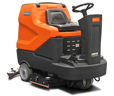 NR1060 Industrial Ride-On Electric Scrubber — Dual Brush