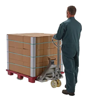 PM-2745-SCL-LP-SS pallet jack shown from an alternate angle