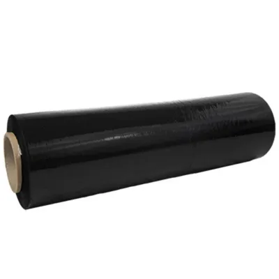 80 Gauge 18" x 1,500' Hand Grade Black Opaque Blown (4 rolls)