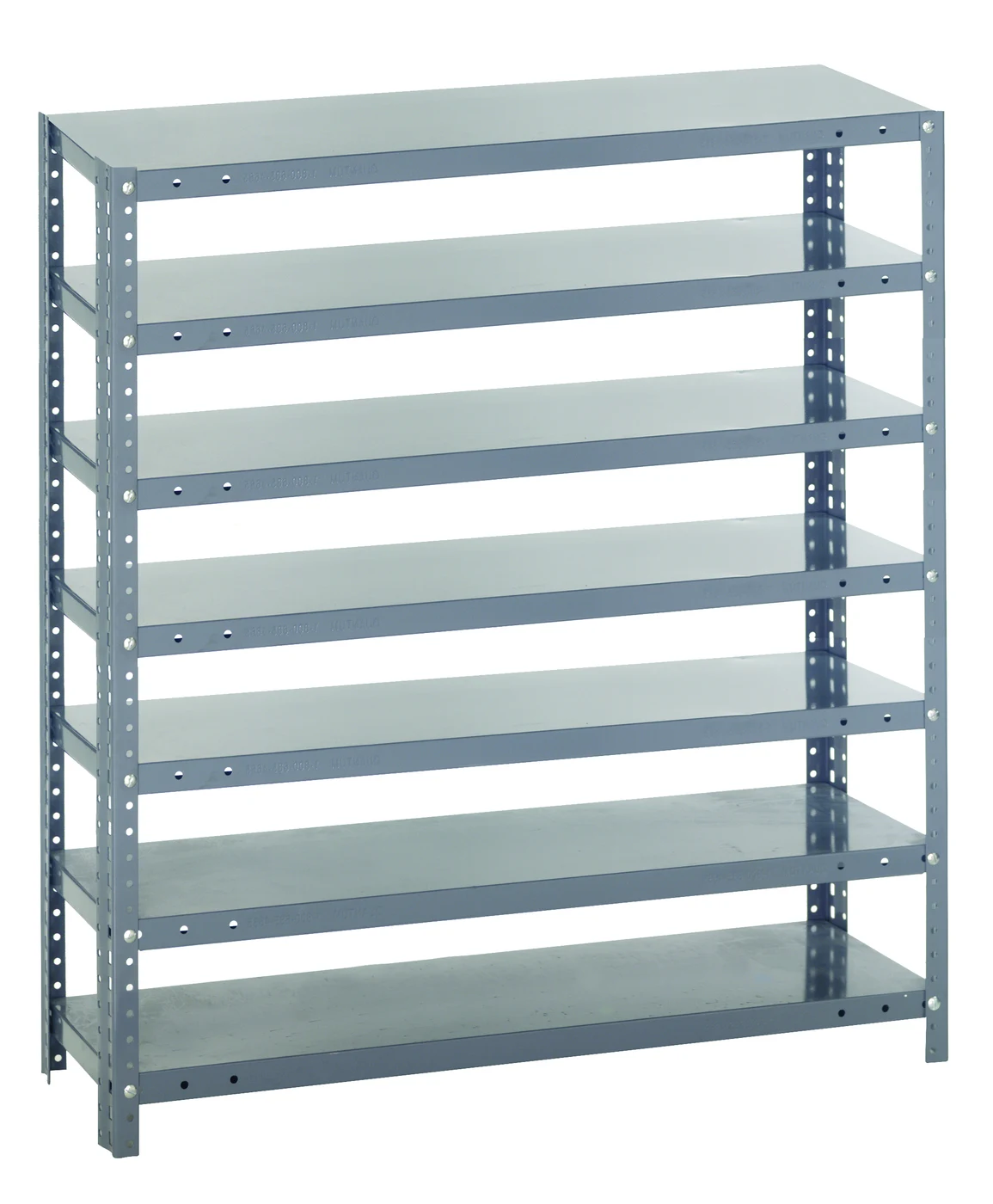 Quantum 1239-000 Shelving Unit, 12"D x 36"L x 39"H, 400 lb capacity, Galvanized