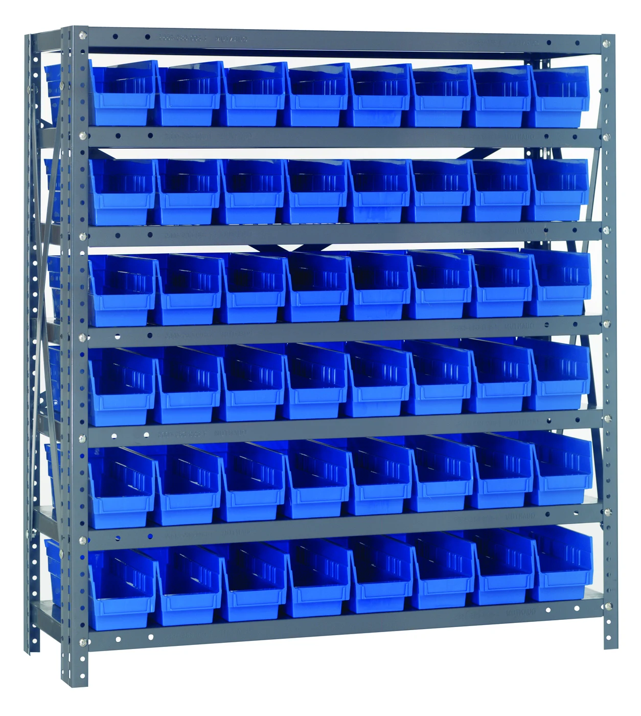 Quantum 1239-101BL Shelving Unit, 12"D x 36"L x 39"H, 400 lb capacity, Galvanized