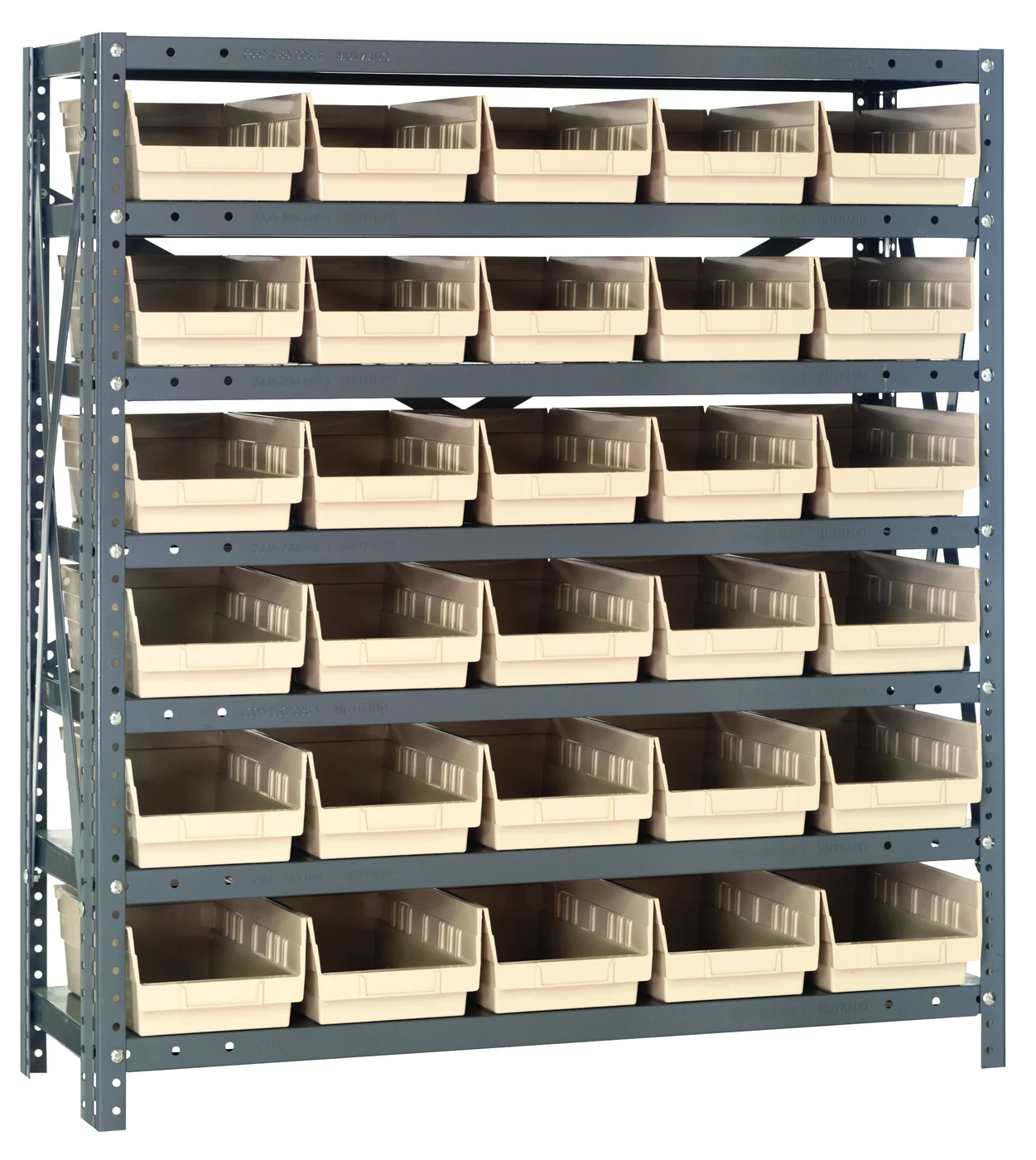Quantum 1239-102IV Shelving Unit, 12"D x 36"L x 39"H, 400 lb capacity, Galvanized