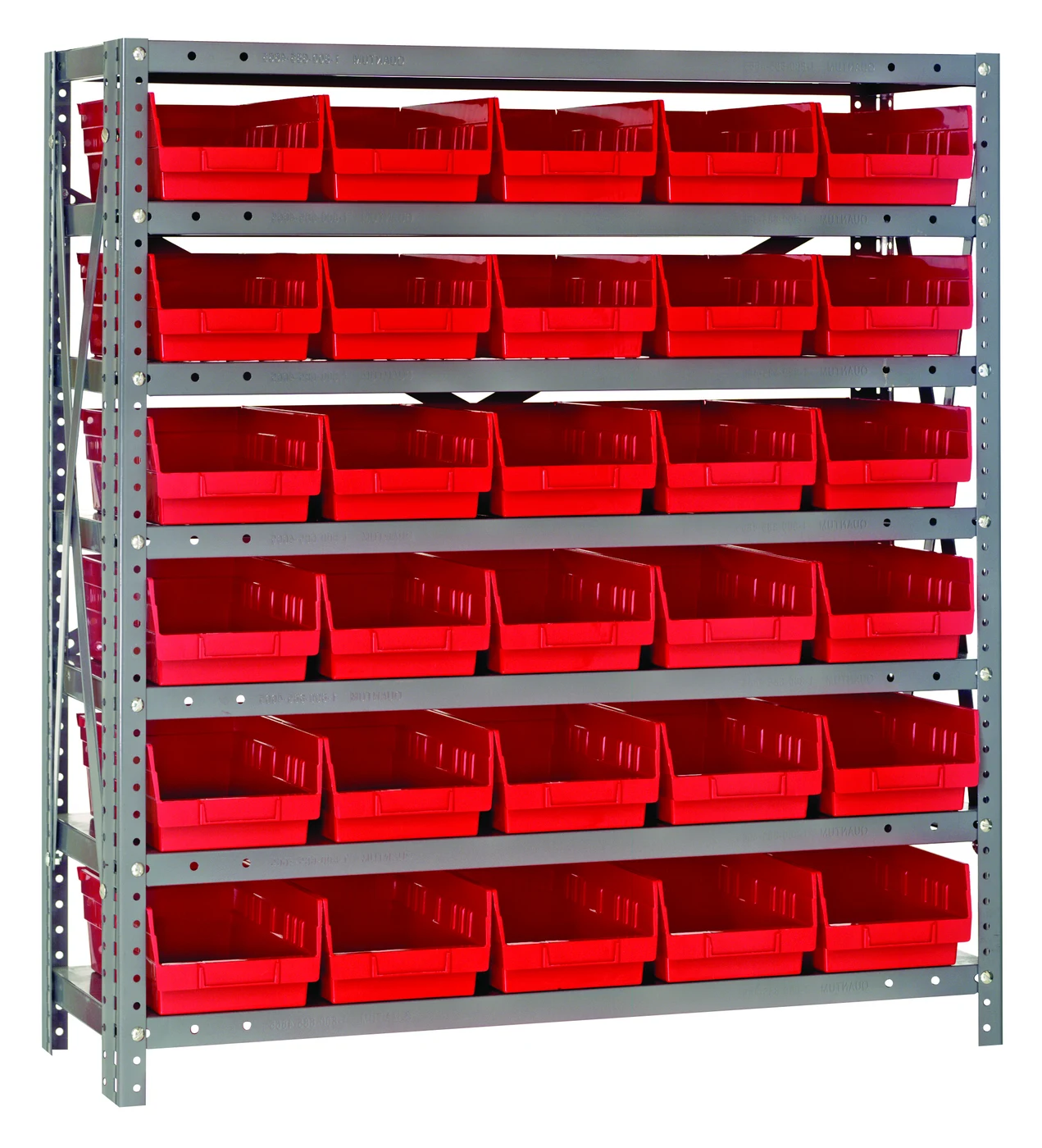Quantum 1239-102RD Shelving Unit, 12"D x 36"L x 39"H, 400 lb capacity, Galvanized