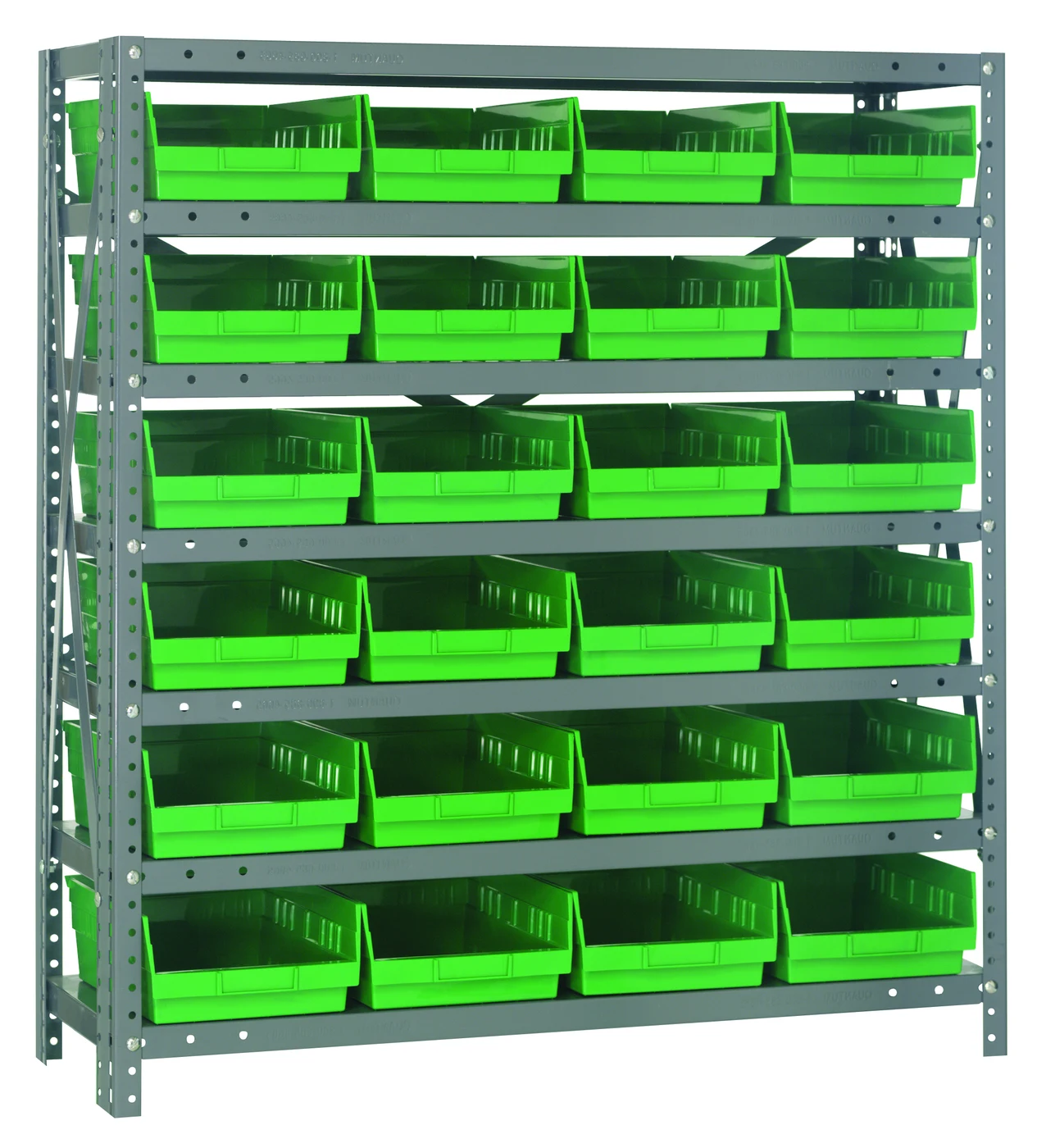 Quantum 1239-107GN Shelving Unit, 12"D x 36"L x 39"H, 400 lb capacity, Galvanized