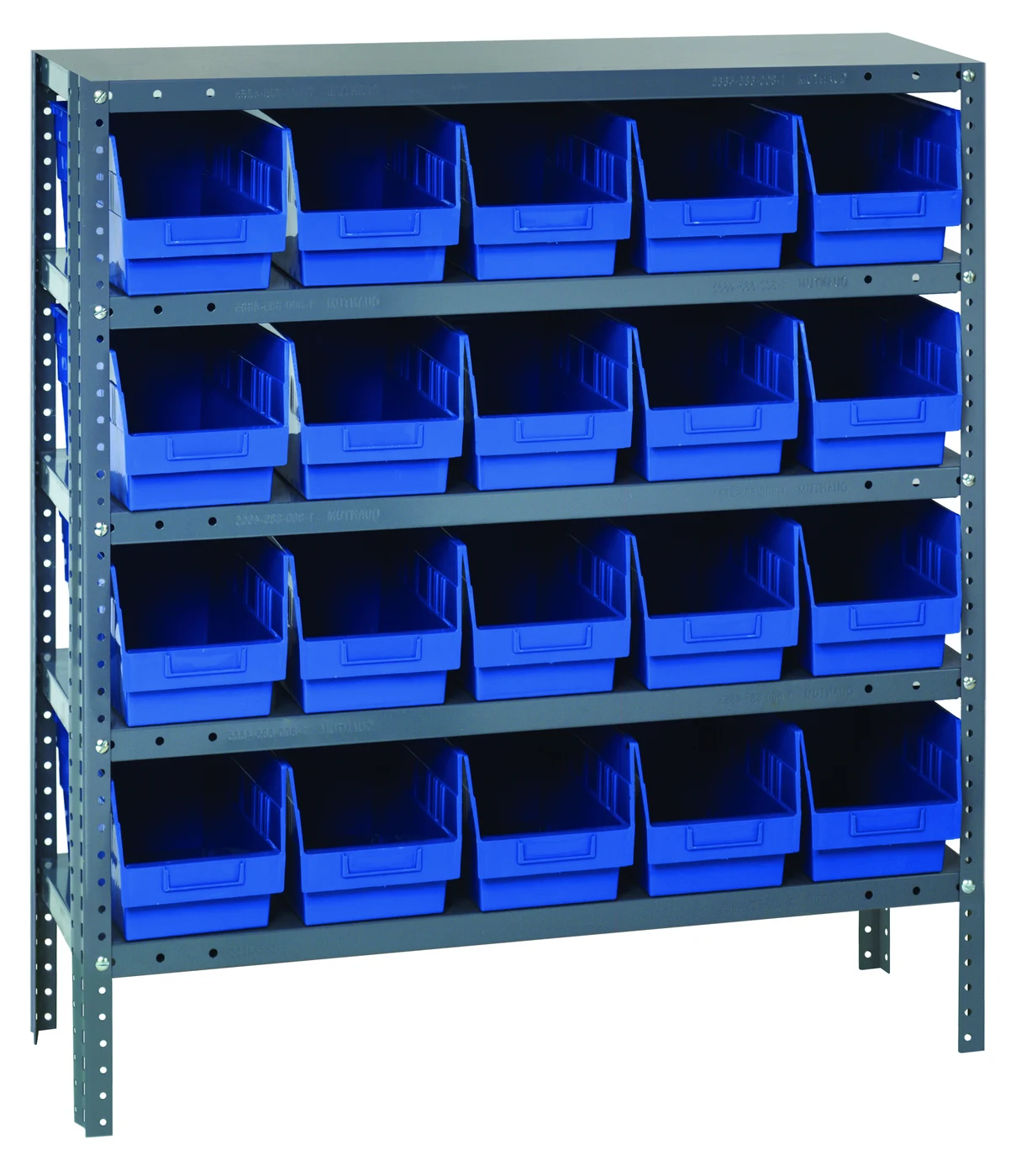 Quantum 1239-202BL Shelving Unit, 12"D x 36"L x 39"H, 400 lb capacity, Galvanized