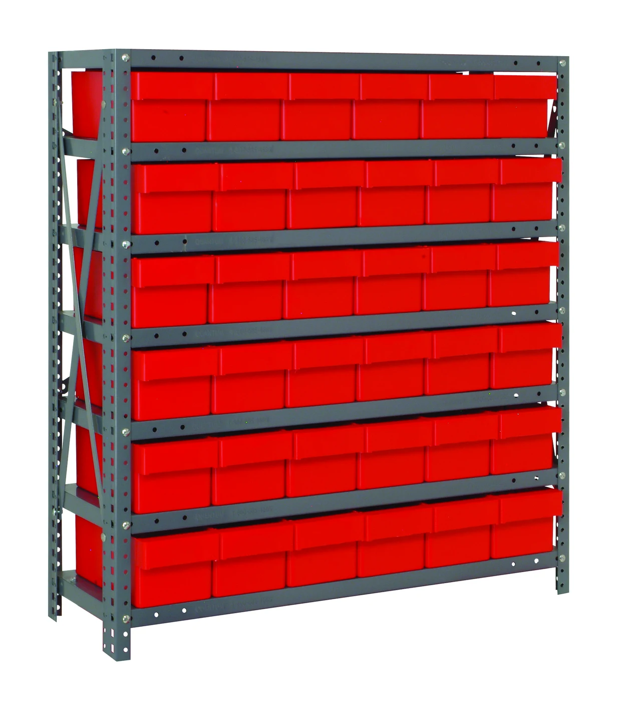 Quantum 1239-601RD Shelving Unit, 12"D x 36"L x 39"H, 400 lb capacity, Galvanized