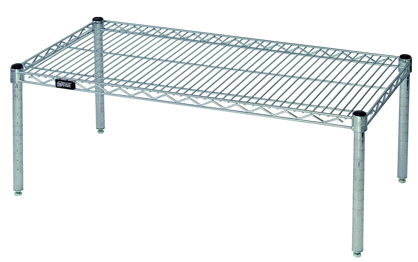 Quantum 246014PC Platform Rack, 60"W x 24"D x 14"H, 600-800 lb capacity, Chrome