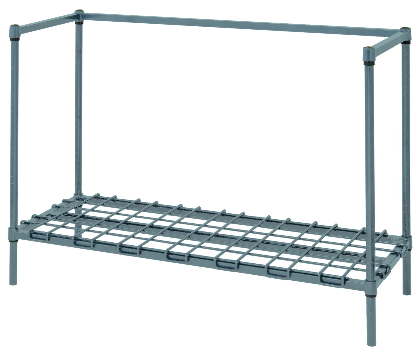 Quantum 244234DGY Wire Dunnage Rack, 42"W x 24"D x 34"H, 1300-1600 lb capacity, Gray