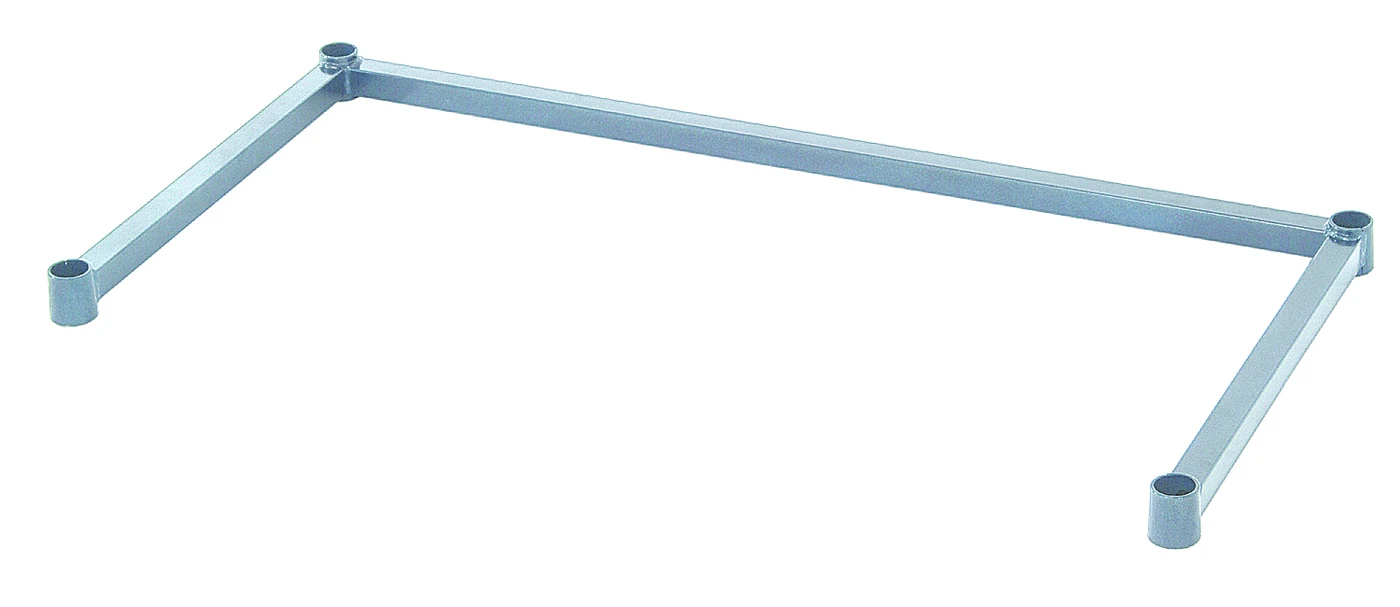 Quantum 1860FGY Tubular 3-sided Frame, 60"W x 18"D, Gray
