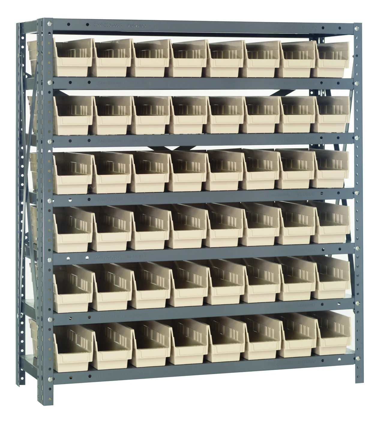 Quantum 1839-103IV Shelving Unit, 18"D x 36"L x 39"H, 400 lb capacity, Galvanized