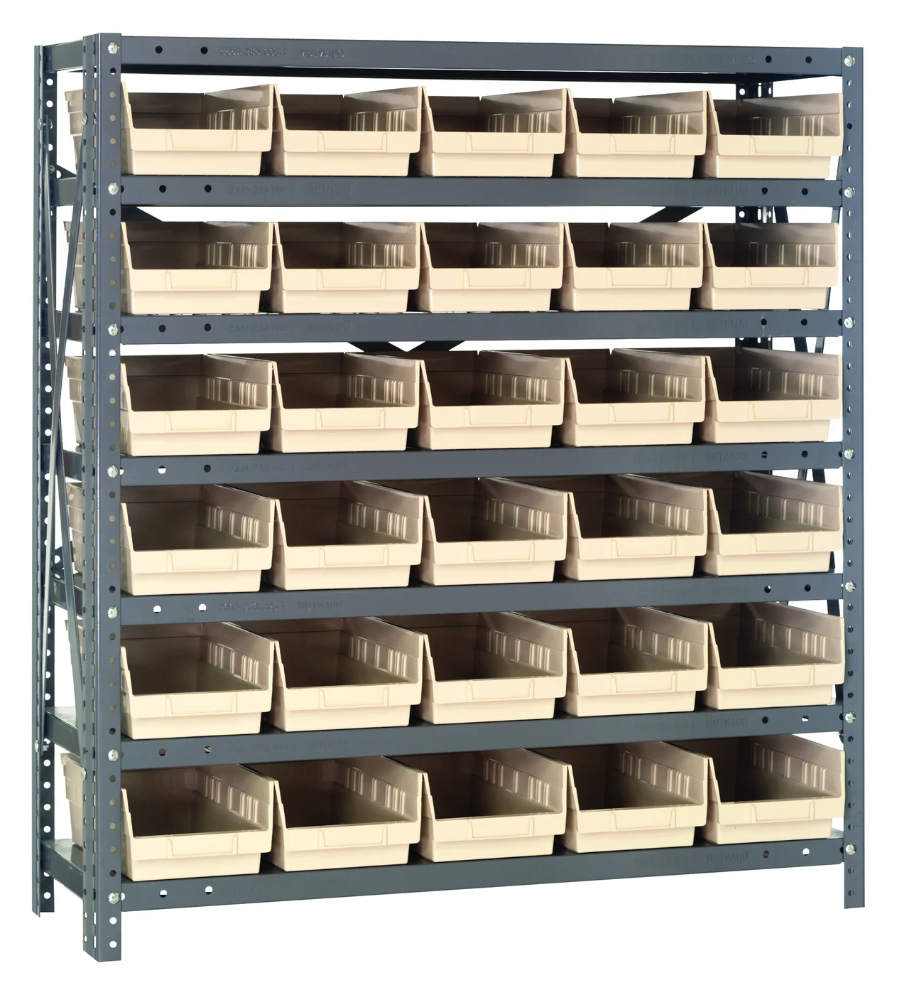 Quantum 1839-104IV Shelving Unit, 18"D x 36"L x 39"H, 400 lb capacity, Galvanized