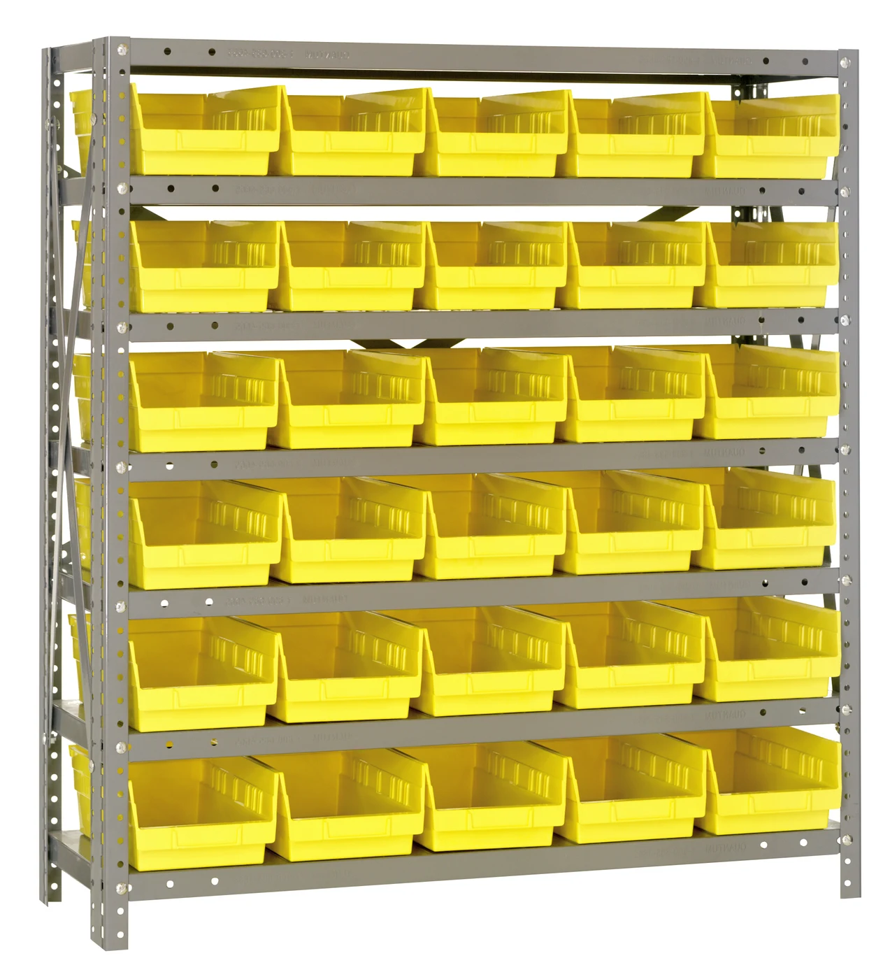 Quantum 1839-104YL Shelving Unit, 18"D x 36"L x 39"H, 400 lb capacity, Galvanized
