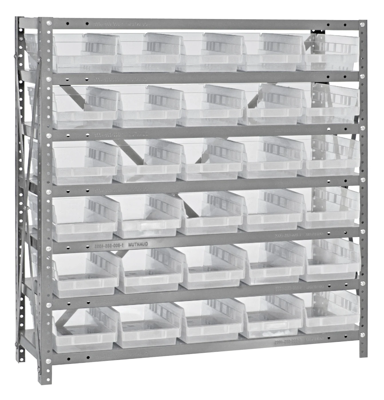 Quantum 1839-104CL Shelving Unit, 18"D x 36"L x 39"H, 400 lb capacity, Galvanized