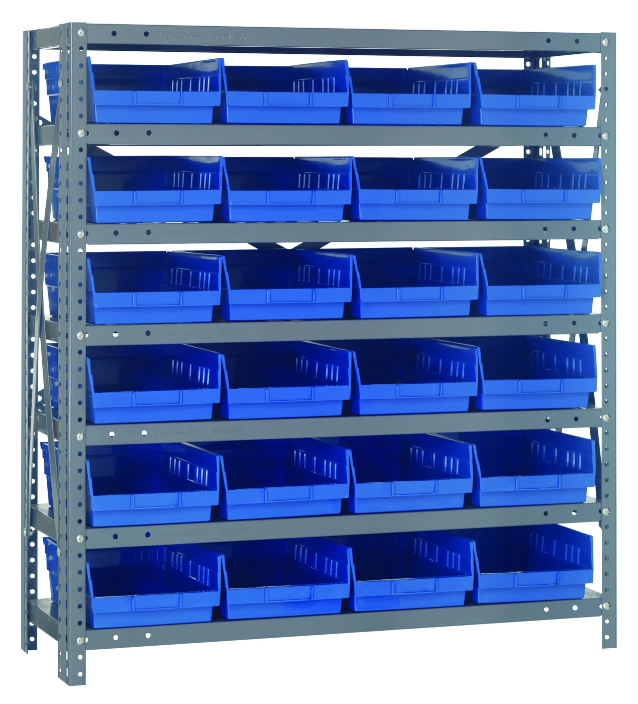 Quantum 1839-108BL Shelving Unit, 18"D x 36"L x 39"H, 400 lb capacity, Galvanized