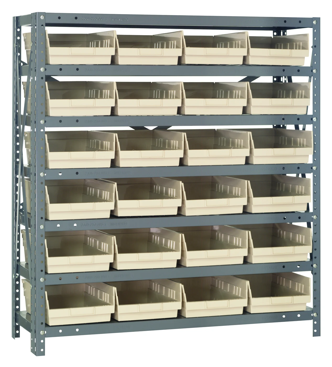 Quantum 1839-108IV Shelving Unit, 18"D x 36"L x 39"H, 400 lb capacity, Galvanized