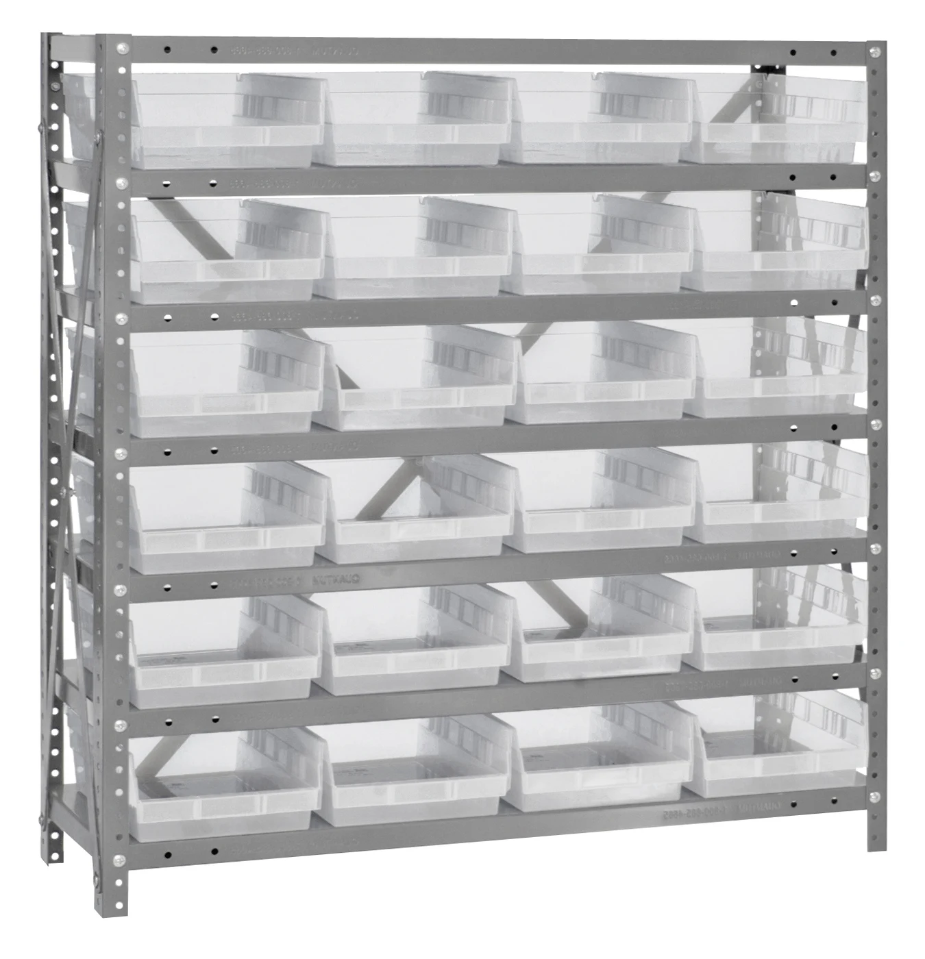 Quantum 1839-108CL Shelving Unit, 18"D x 36"L x 39"H, 400 lb capacity, Galvanized