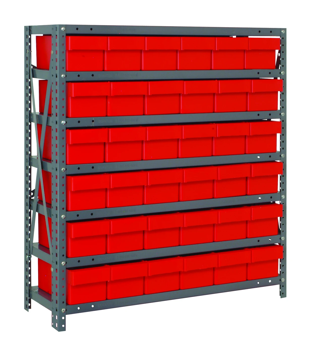 Quantum 1839-602RD Shelving Unit, 18"D x 36"L x 39"H, 400 lb capacity, Galvanized