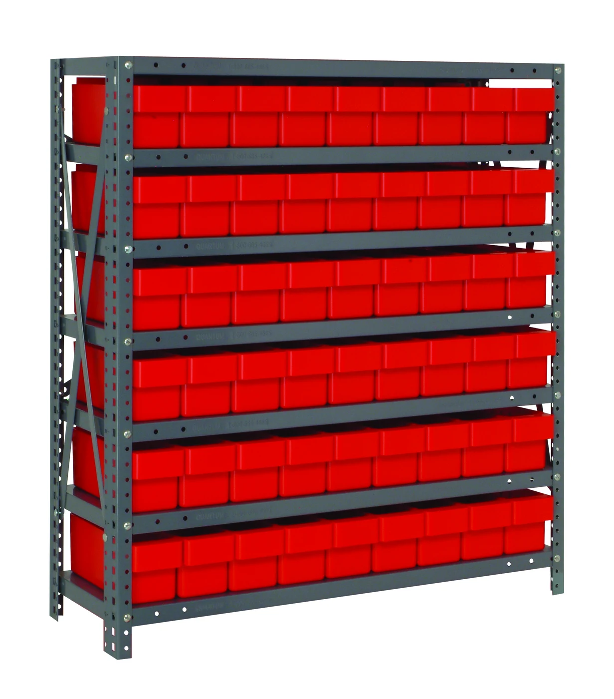 Quantum 1839-604RD Shelving Unit, 18"D x 36"L x 39"H, 400 lb capacity, Galvanized