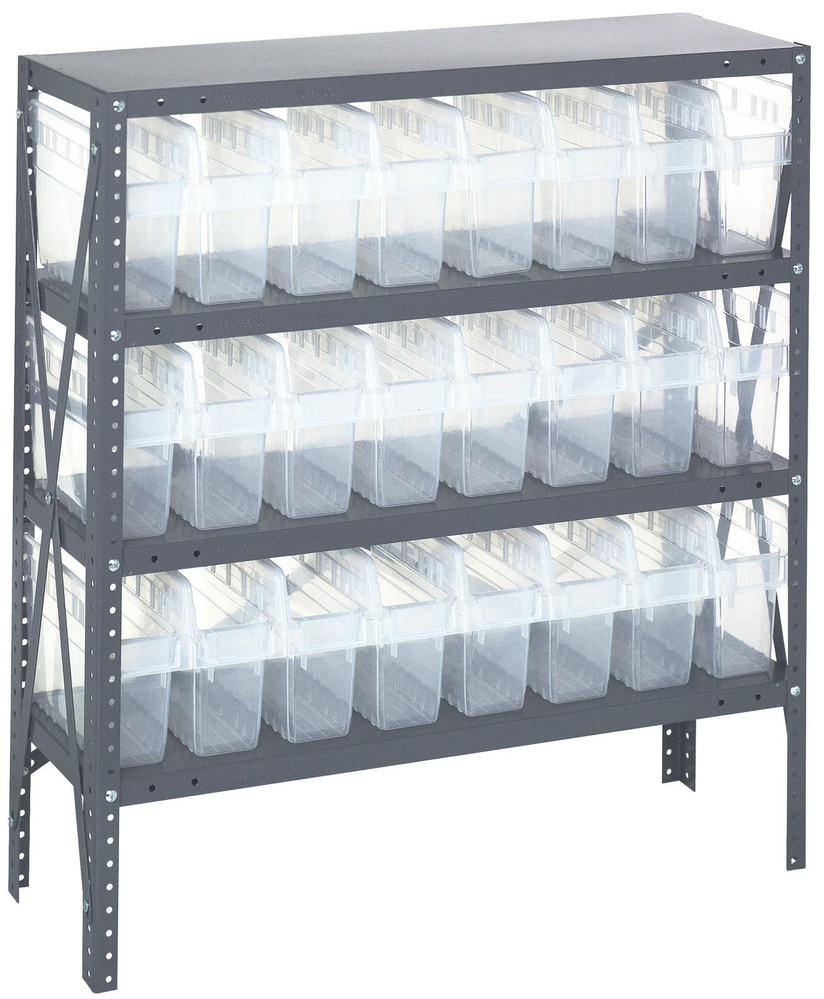 Quantum 1839-SB803CL Shelving Unit, 18"D x 36"L x 39"H, 400 lb capacity, Galvanized