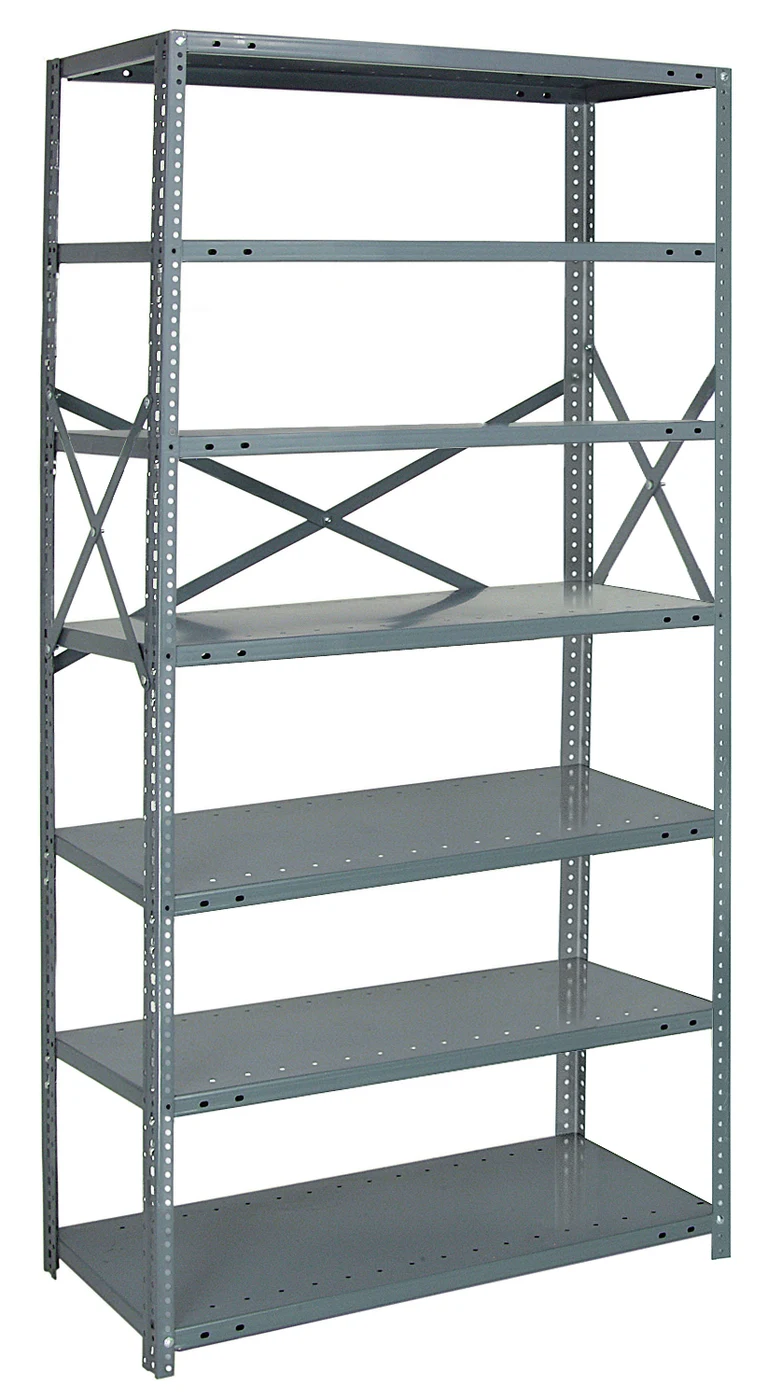 Quantum 75-1236-7 IRONMAN, 12"W x 36"L x 75"H, 400 lb capacity, Gray