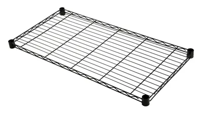 Quantum 2124BK Wire Shelf, 24"W x 21"D, 600-800 lb capacity, Black