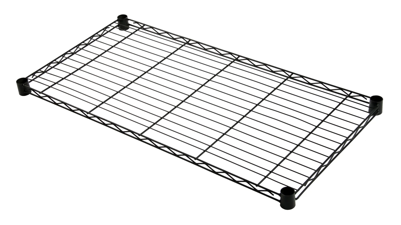 Quantum 2130BK Wire Shelf, 30"W x 21"D, 600-800 lb capacity, Black