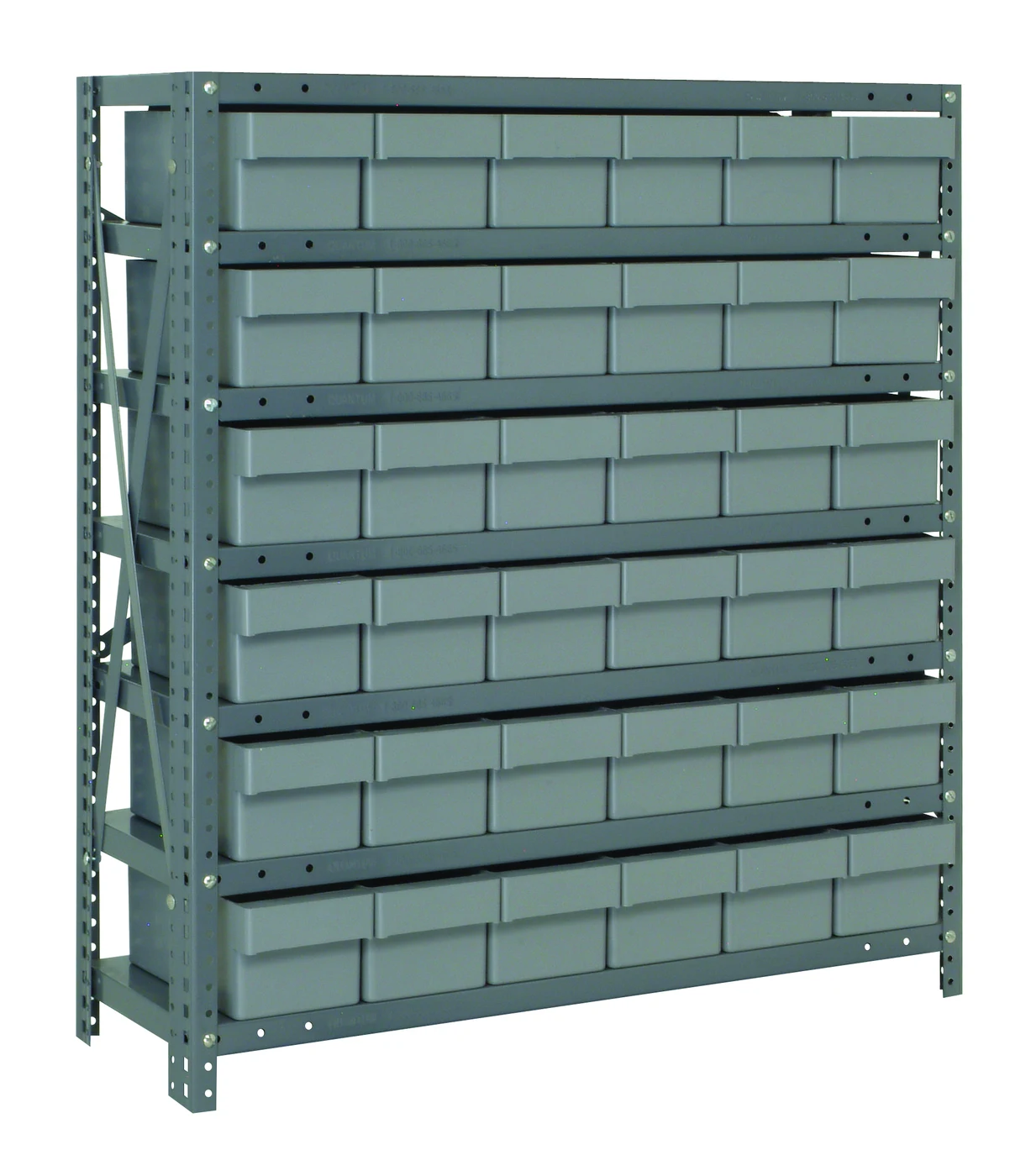 Quantum 2439-603GY Shelving Unit, 24"D x 36"L x 39"H, 400 lb capacity, Galvanized