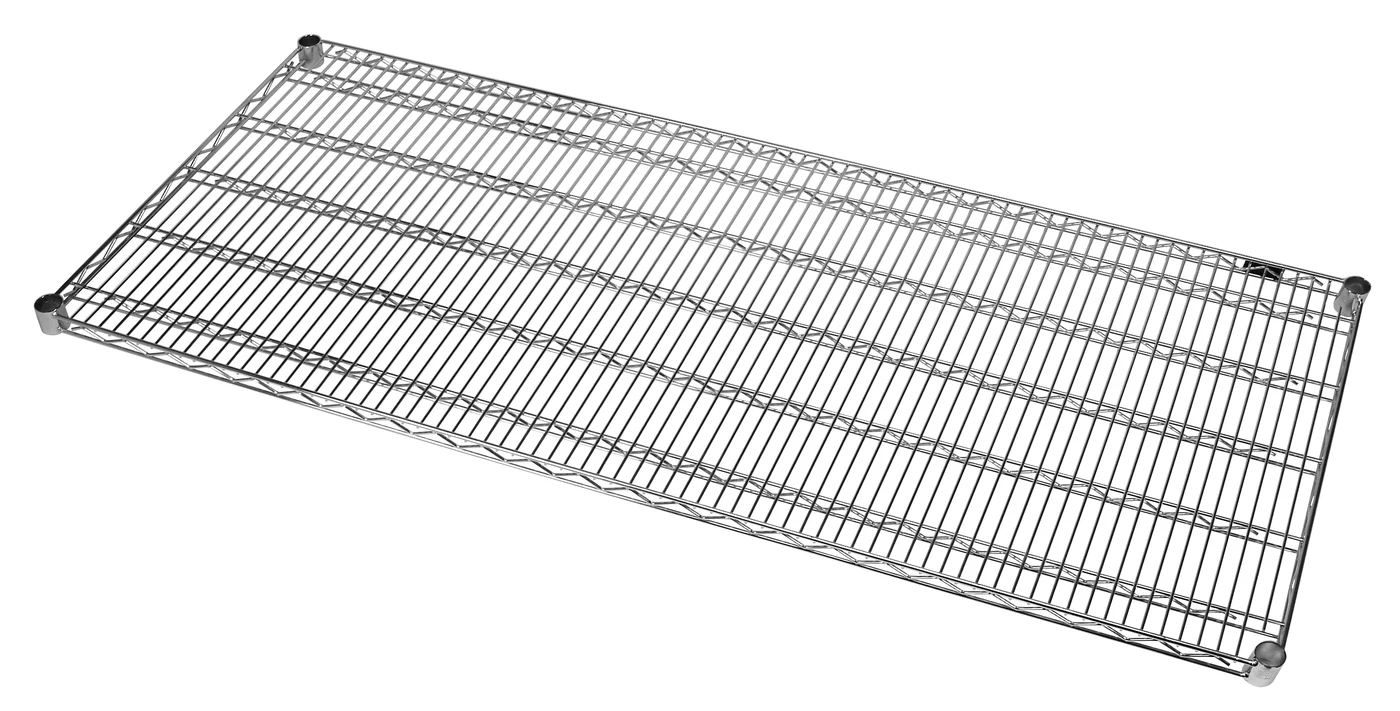 Quantum 2460CHD Wire Shelf, 60"W x 24"D, 1000 lb capacity, Chrome