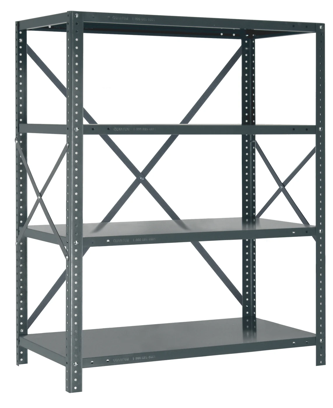 Quantum 39-1236-4 IRONMAN, 12"W x 36"L x 39"H, 400 lb capacity, Gray
