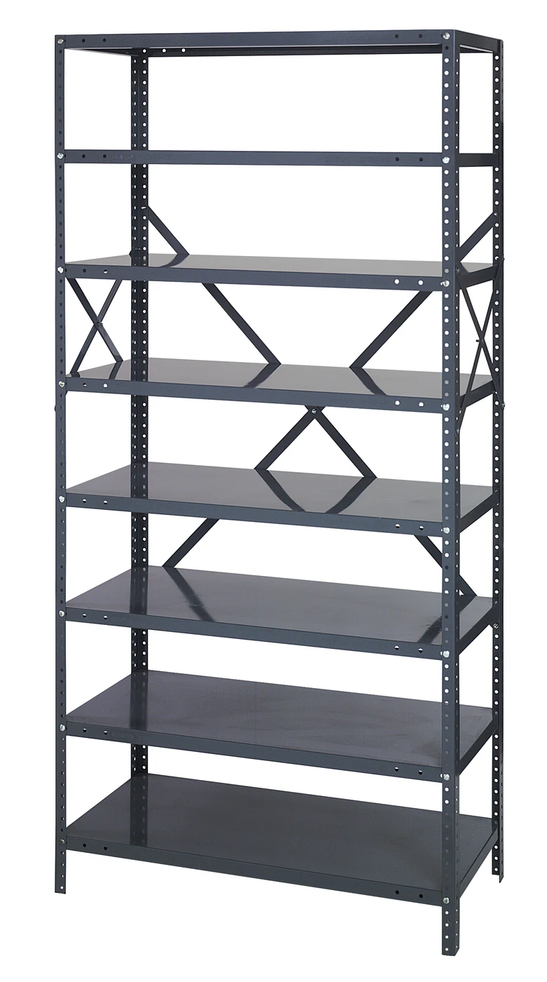 Quantum 75-1836-8 IRONMAN, 18"W x 36"L x 75"H, 400 lb capacity, Gray