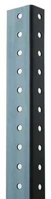 Quantum SLP-BKT-A Angled Louvered Panel Shelf Bracket, Gray