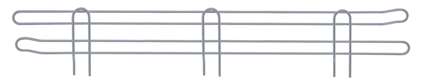Quantum BL48GY Back Ledge, 48"W x 4"H, Gray