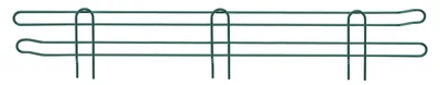 Quantum BL48P Back Ledge, 48"W x 4"H, Green