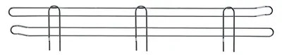 Quantum BL48S Back Ledge, 48"W x 4"H, Stainless