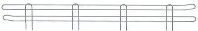 Quantum BL54GY Back Ledge, 54"W x 4"H, Gray