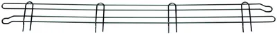 Quantum BL60BK Back Ledge, 60"W x 4"H, Black