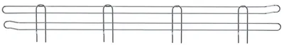 Quantum BL60S Back Ledge, 60"W x 4"H, Stainless