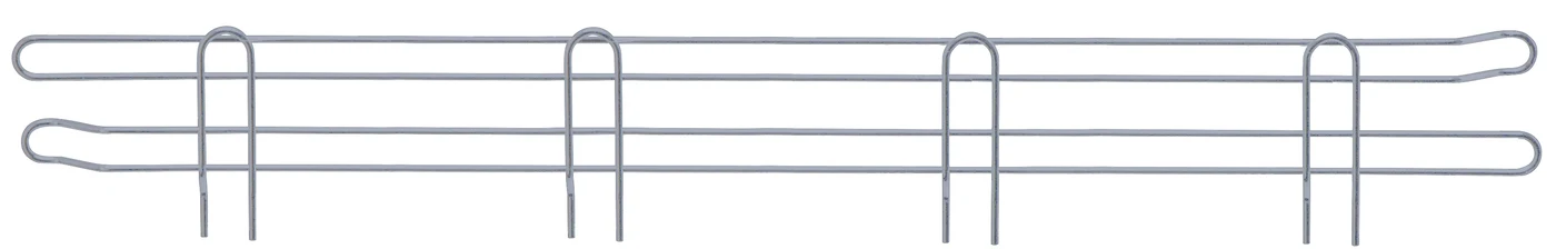 Quantum BL72GY Back Ledge, 72"W x 4"H, Gray