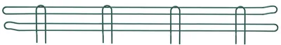 Quantum BL72P Back Ledge, 72"W x 4"H, Green