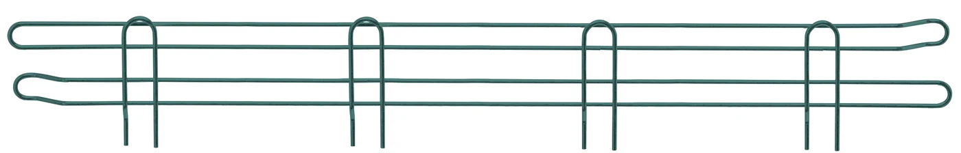 Quantum BL72P Back Ledge, 72"W x 4"H, Green