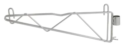 Quantum CB18 Cantilever Single Shelf Post Wall Mount, Chrome