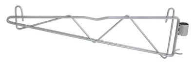 Quantum CB21 Cantilever Single Shelf Post Wall Mount, Chrome