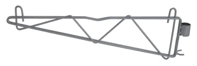 Quantum CB21GY Cantilever Single Shelf Post Wall Mount, Gray