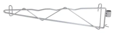 Quantum CB24 Cantilever Single Shelf Post Wall Mount, Chrome