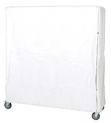 Quantum CC186063WNV Wire Cart Cover, 18"D x 60"W x 63"H, White