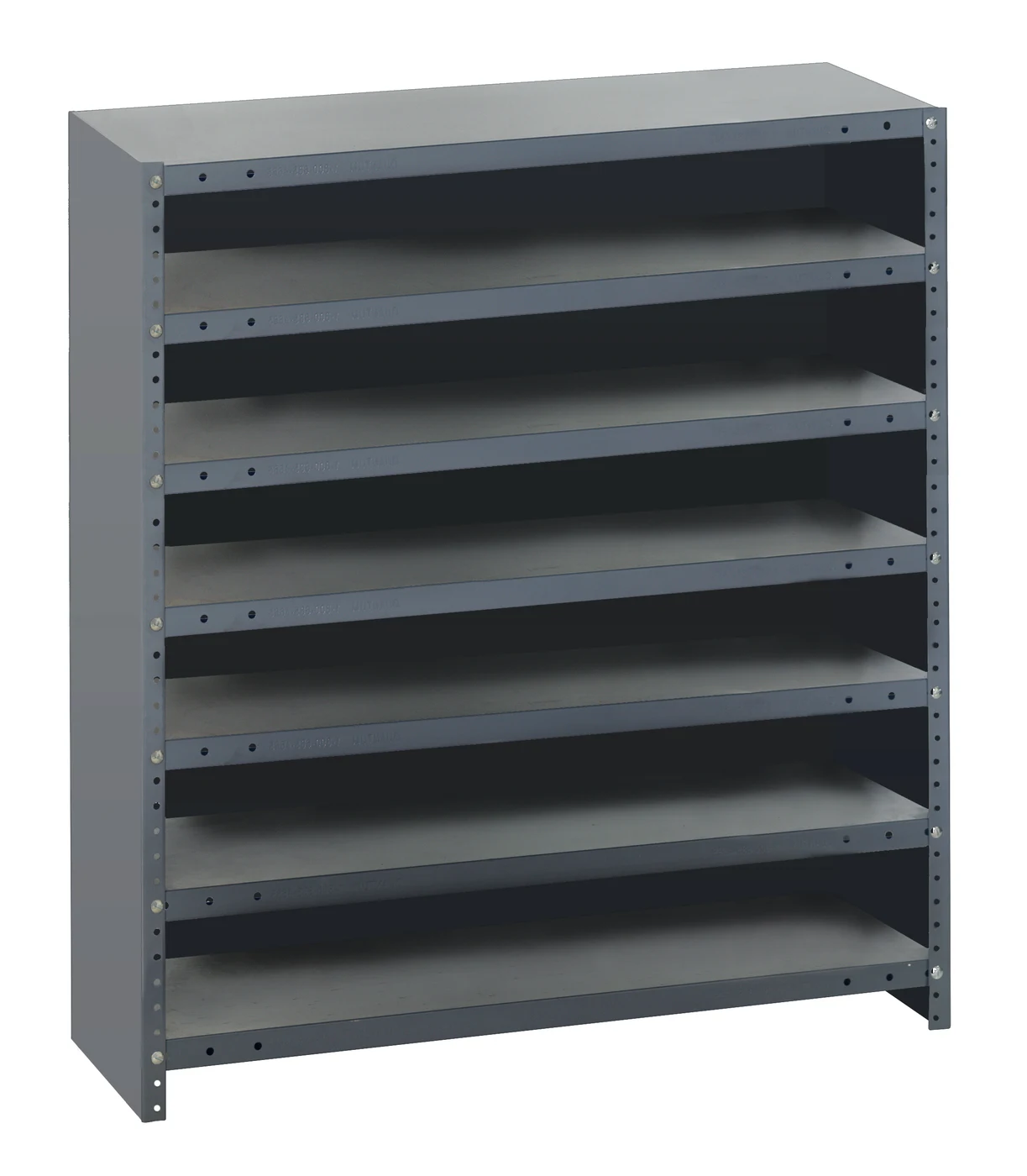 Quantum CL1239-000 Closed Shelving Unit, 12"D x 36"L x 39"H, 400 lb capacity, Galvannized